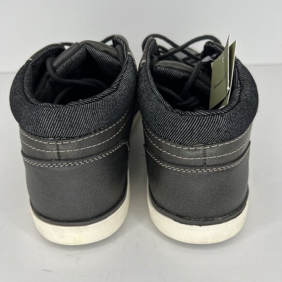 Goodfellow and Co Charcoal Mid-Top Sneakers Mens Size 10 NWT A5019 - Picture 4 of 9
